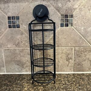 Kitsch Black Metal Soap Organizer